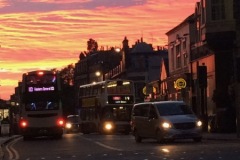 Sunset near Shandwick Place